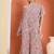 Pink  cotton embroidered  co ord set
