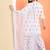 White cotton printed  sharara set