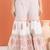 White cotton printed  sharara set