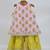 Pink  cotton printed  sharara set