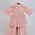 Pink  cotton plain  sharara set