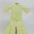 Green cotton plain  sharara set