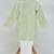 Green cotton embroidered  kurta pyjama