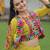 Paroot Roman Kutchi Work Peplum Top With Anarkali Flared Lehenga