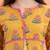 Yellow  cotton printed  sharara set