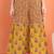 Yellow  cotton printed  sharara set