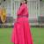 Pink Roman Kutchi Work Peplum Top With Anarkali Flared Lehenga