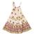 White cotton printed  co ord set