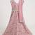 Pink  cotton embroidered  lehengas set