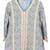 Blue  cotton printed  kurta set