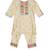 White cotton embroidered  kurta set