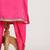Pink  cotton embroidered  kurta set