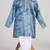 Blue  cotton embroidered  kurta pyjama
