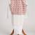 White cotton embroidered  kurta pyjama