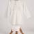 White cotton embroidered  kurta pyjama