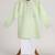 Green cotton embroidered  kurta pyjama