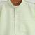 Green cotton embroidered  kurta pyjama