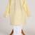 Yellow  cotton plain  kurta pyjama