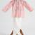 Pink  cotton plain  kurta pyjama