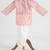Pink  cotton plain  kurta pyjama