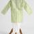 Green cotton plain  kurta pyjama