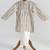 Grey  cotton plain  kurta pyjama