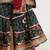 Green cotton printed  sharara set