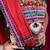 Navratri theme cotton half sleeves kutch work embroidered lehenga choli with dupatta - black