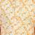 Boys cotton tie & dye printed sequin grid embroidered kurta & pyjama set - gold