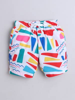 Multicolor abstract printed cotton blend co-ord set 4