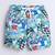 Blue typography printed cotton blend co-ord set