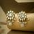 gold plated elegant mop studded ethnic pearl drop stud earrings