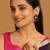 gold plated cubic zirconia studded contemporary stone earrings