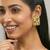 gold plated kundan & filigree concept rectangular leafy studs