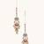 gold plated kundan studded & pearl beaded crescent shaped kanauti earrings