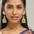 gold plated kundan stone studded & pearl beaded dome shaped jhumkas