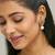 gold plated elegant zircon stone studded & pearls drop stud earrings
