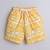 Yellow abstract printed cotton blend co-ord set