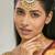 gold plated pearls & pink kundan studded statement maang tikka head jewellery