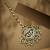 gold plated pearls & pink kundan studded statement maang tikka head jewellery