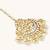 gold plated pearls & pink kundan studded statement maang tikka head jewellery