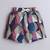 Maroon abstract printed cotton blend co-ord set