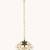 gold plated green stone & kundan studded with pearl drop maang tikka head jewellery