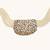 gold plated cubic zirconia studded & pearl beaded necklace set