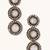 gold plated crystal stone studded necklace set