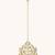 gold plated crescent maang tikka