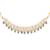 gold plated royal kundan necklace with green stones