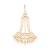 gold plated kundan & pearl studded jhumar paasa head jewellery