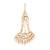 gold plated kundan & pearl studded jhumar paasa head jewellery
