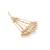 gold plated kundan & pearl studded jhumar paasa head jewellery